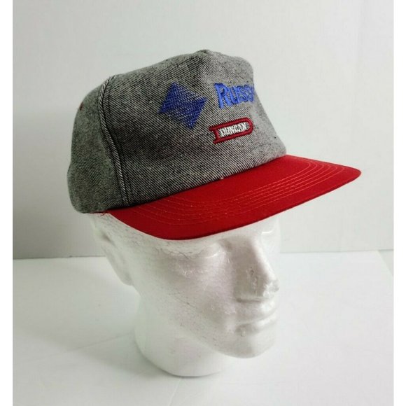 Russel duncan Black tweed Snapback Cap hat - Picture 1 of 5